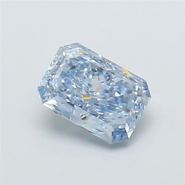 1.22 Ct. Fancy Vivid Blue Radiant Lab Grown Diamond