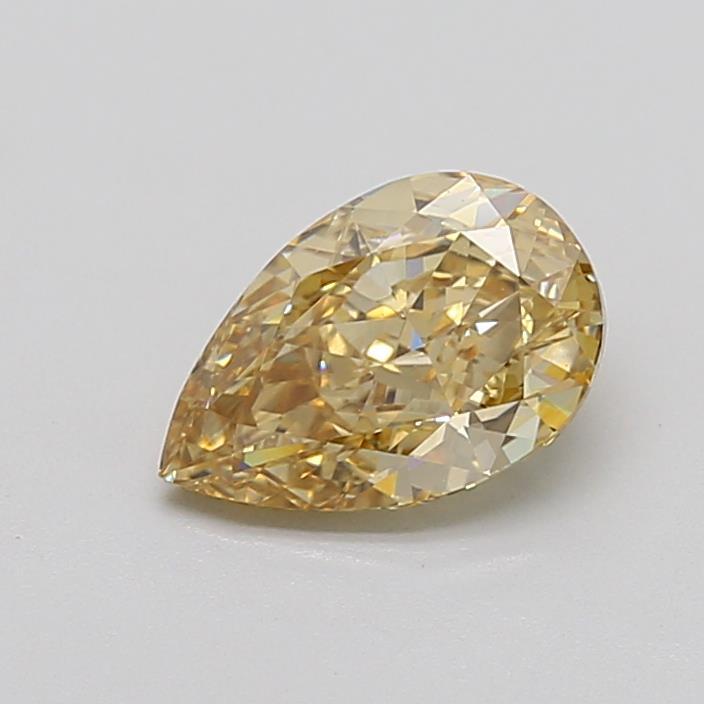 1.55 Ct. Fancy Greyish Yellow Pear Lab Grown Diamond