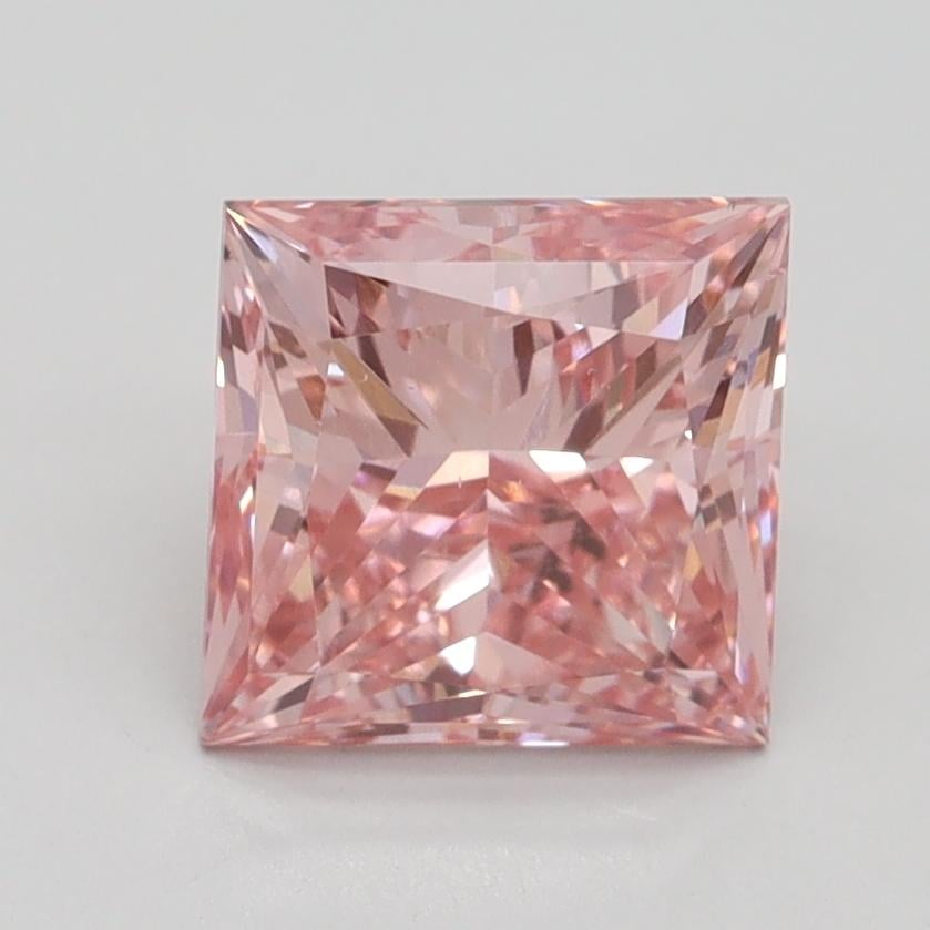 2.04 Ct. Fancy Vivid Pink Princess Lab Grown Diamond