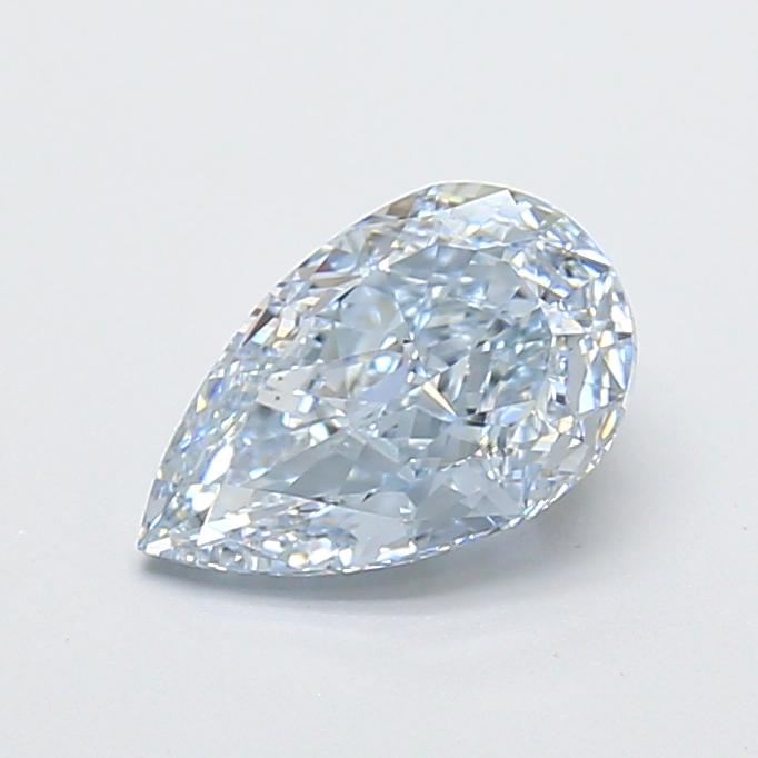 1.70 Ct. Fancy Intense Blue Pear Lab Grown Diamond