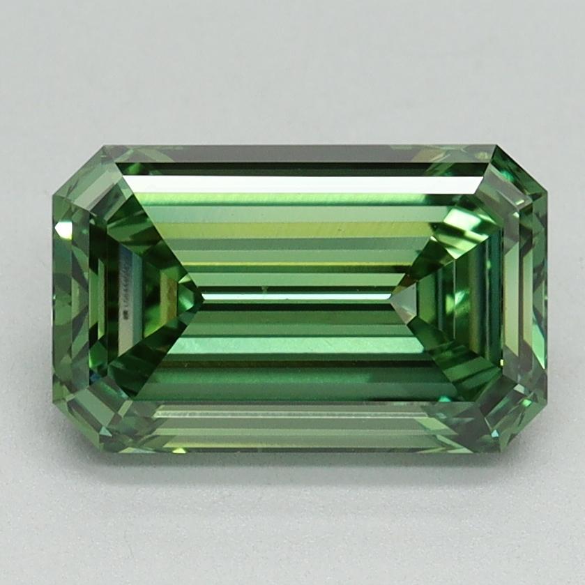 2.06 Ct. Fancy Vivid Green Emerald Lab Grown Diamond