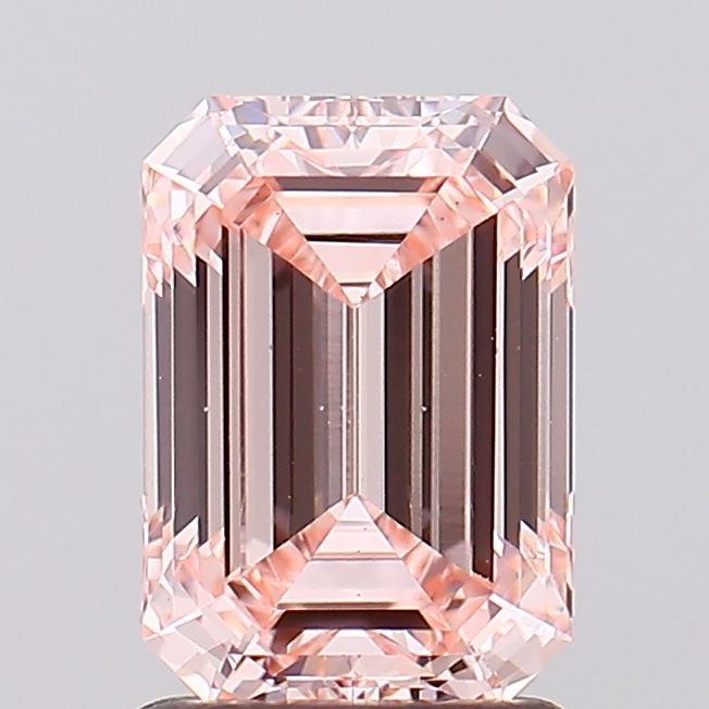 1.53 Ct. Fancy Intense Pink Emerald Lab Grown Diamond