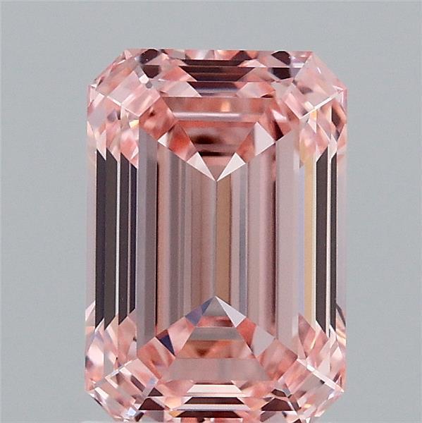 2.03 Ct. Fancy Vivid Pink Emerald Lab Grown Diamond