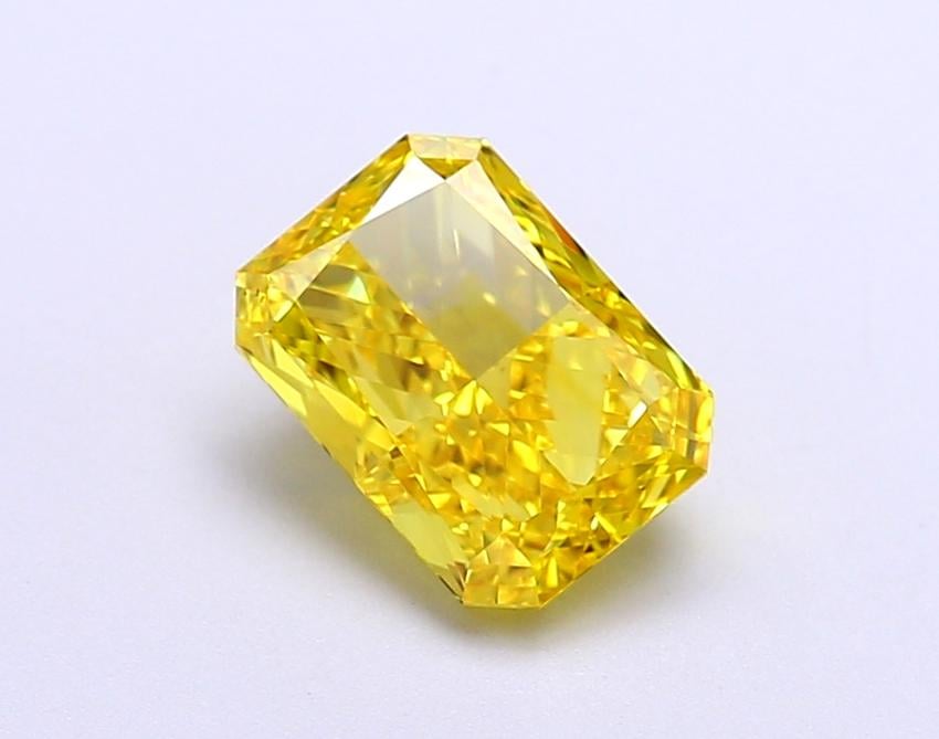 1.02 Ct. Fancy Vivid Yellow Oval Lab Grown Diamond
