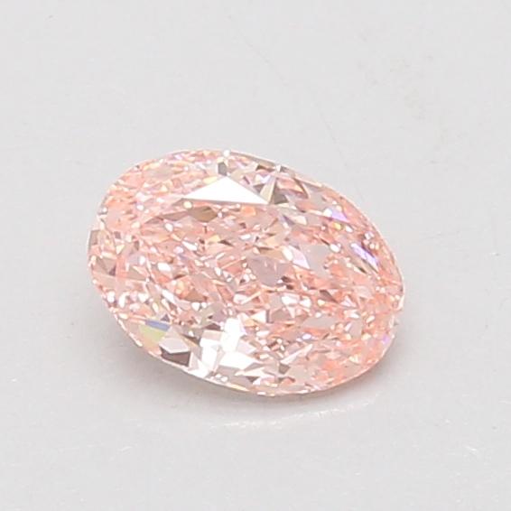 0.52 Ct. Fancy Vivid Pink Oval Lab Grown Diamond