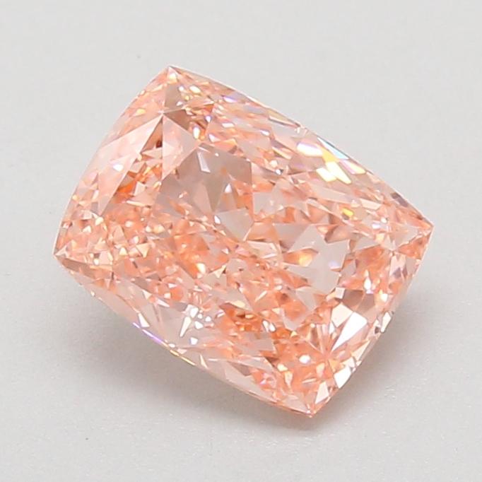 2.00 Ct. Fancy Vivid Pink Cushion Lab Grown Diamond