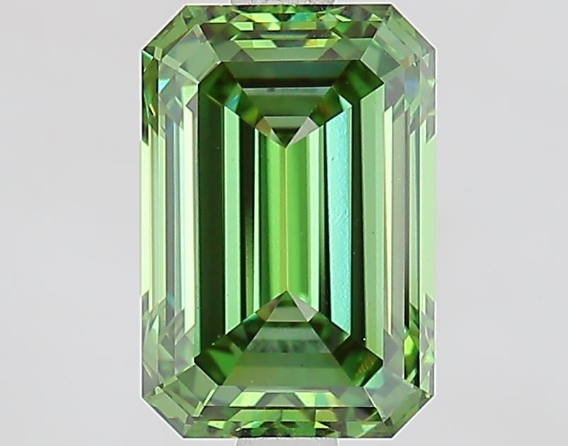 2.32 Ct. Fancy Vivid Green Emerald Lab Grown Diamond