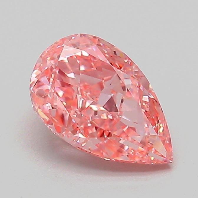 1.06 Ct. Fancy Vivid Pink Pear Lab Grown Diamond
