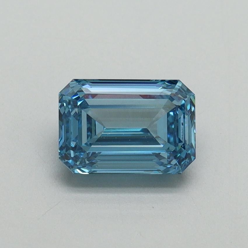 1.04 Ct. Fancy Vivid Blue Emerald Lab Grown Diamond