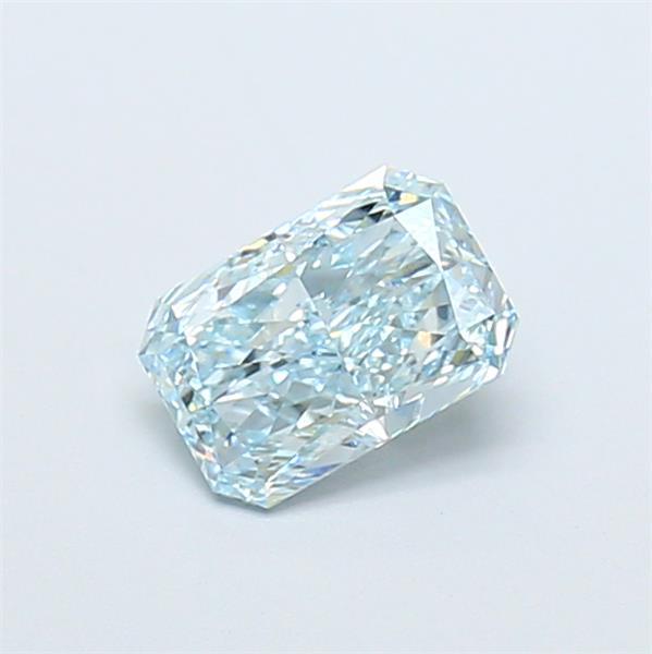 1.07 Ct. Fancy Vivid  Blue Radiant Lab Grown Diamond