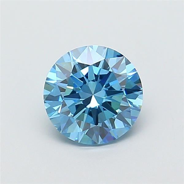 1.16 Ct. Fancy Vivid  Blue Round Lab Grown Diamond