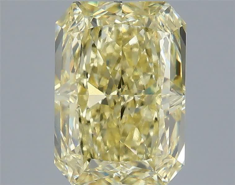2.59 Ct. Fancy Yellow Radiant Lab Grown Diamond