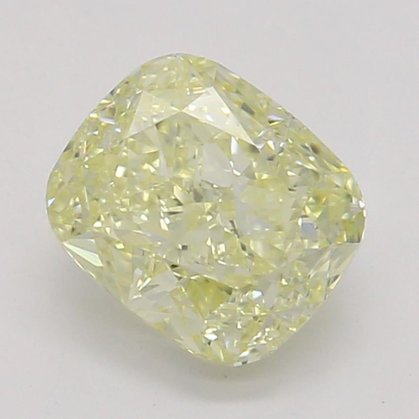 0.71 Ct. Fancy Light Yellow Cushion Diamond