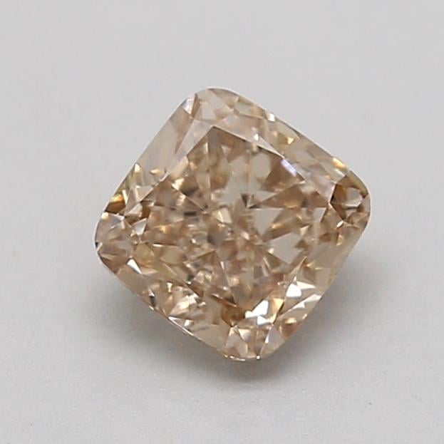 0.33 Ct. Very Light  Brown Cushion Lab Grown Diamond