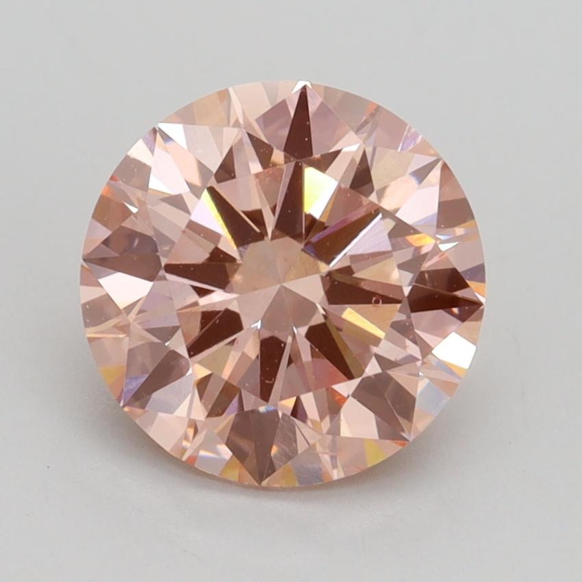 2.23 Ct. Fancy Intense Pink Round Lab Grown Diamond