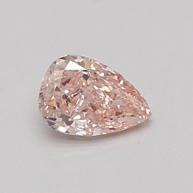 0.58 Ct. Fancy Intense Pink Pear Lab Grown Diamond