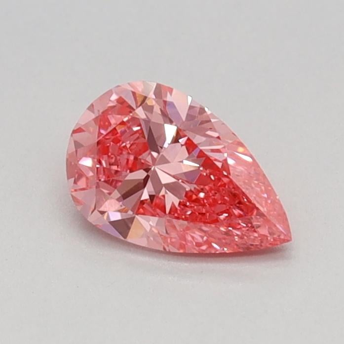 0.33 Ct. Fancy Vivid Pink Pear Lab Grown Diamond