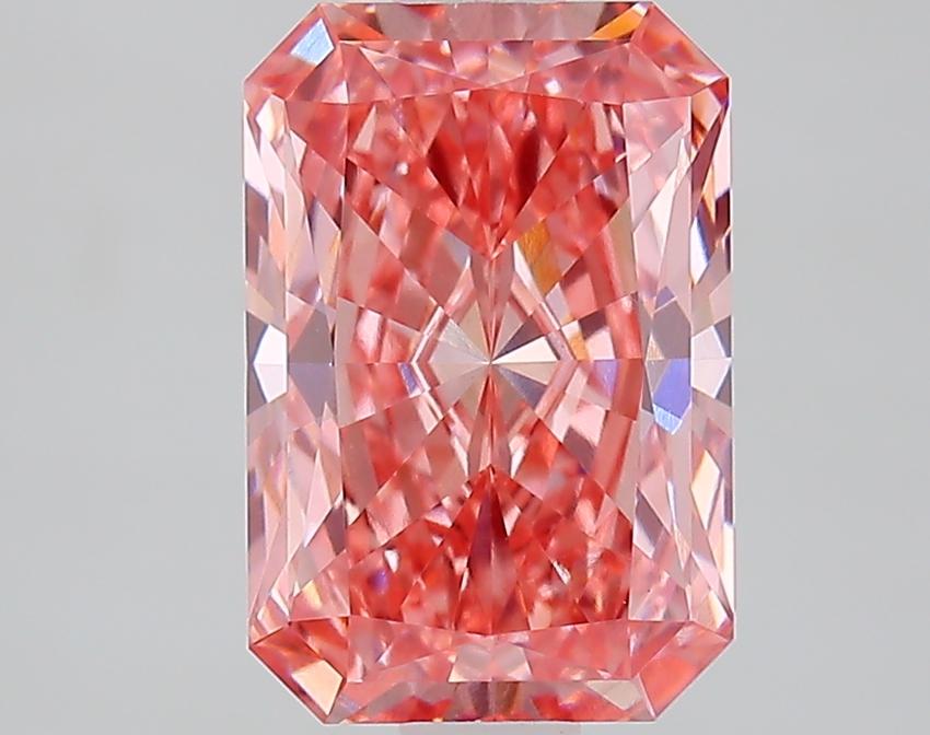2.04 Ct. Fancy Vivid Pink Radiant Lab Grown Diamond