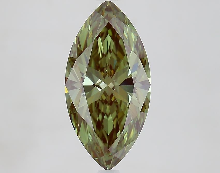 2.90 Ct. Fancy Intense Green Marquise Lab Grown Diamond