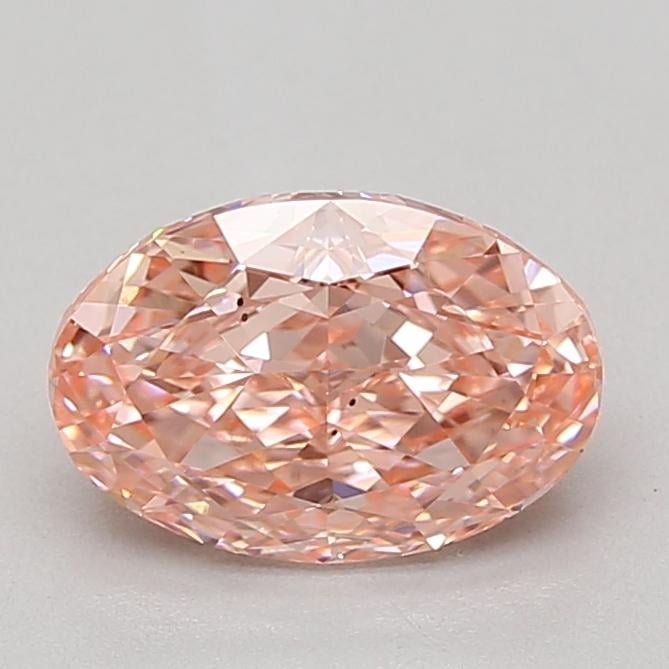 2.04 Ct. Fancy Vivid Pink Oval Lab Grown Diamond