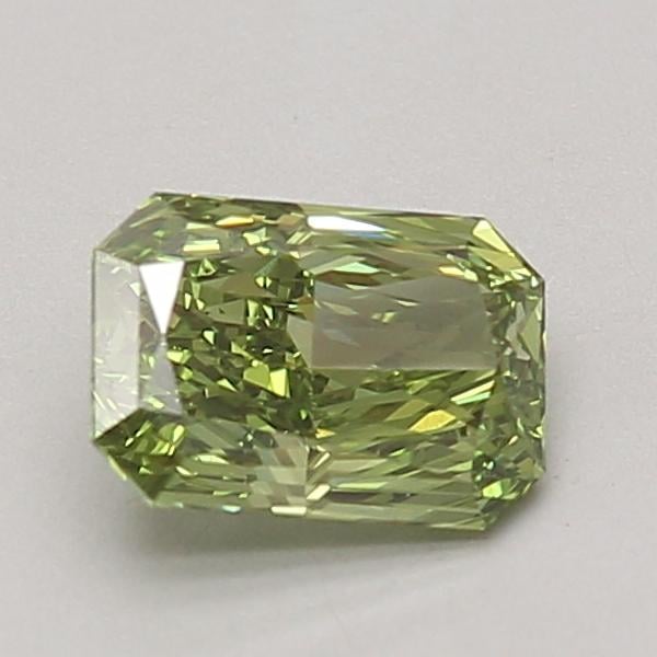 1.13 Ct. Fancy Vivid Green Radiant Lab Grown Diamond