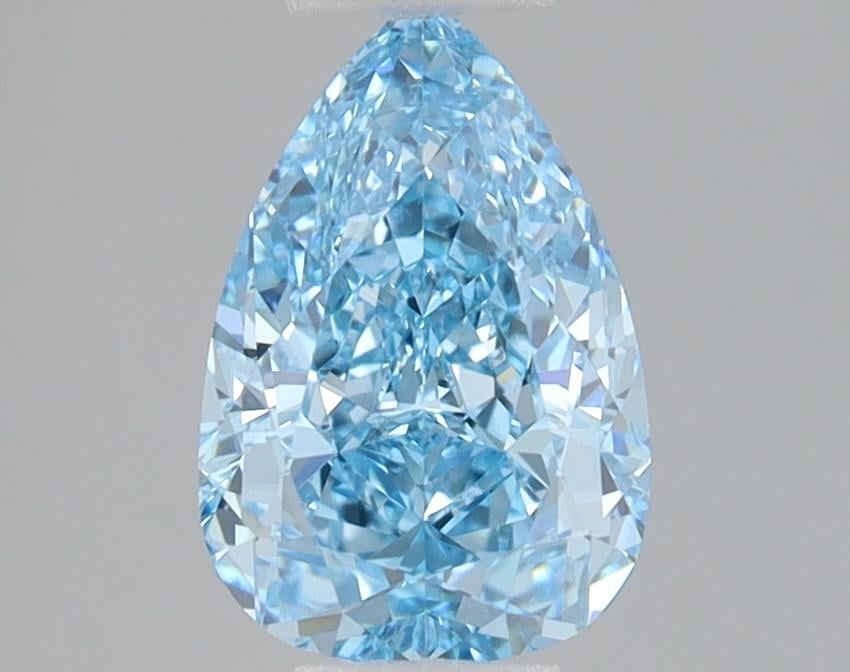 1.49 Ct. Fancy Vivid Blue Pear Lab Grown Diamond