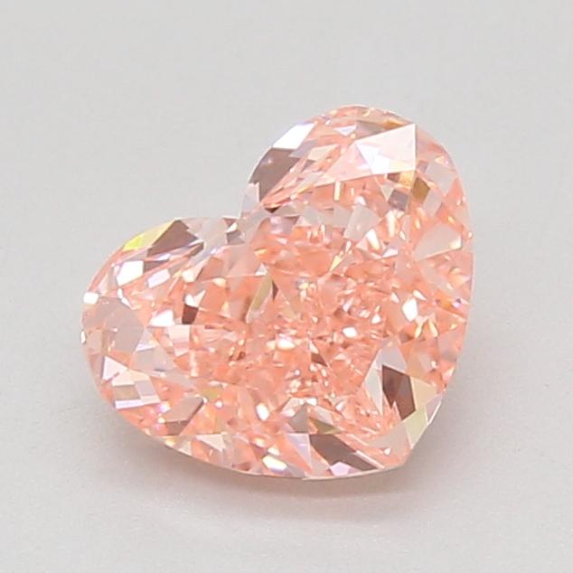 1.53 Ct. Fancy Vivid Pink Heart Lab Grown Diamond