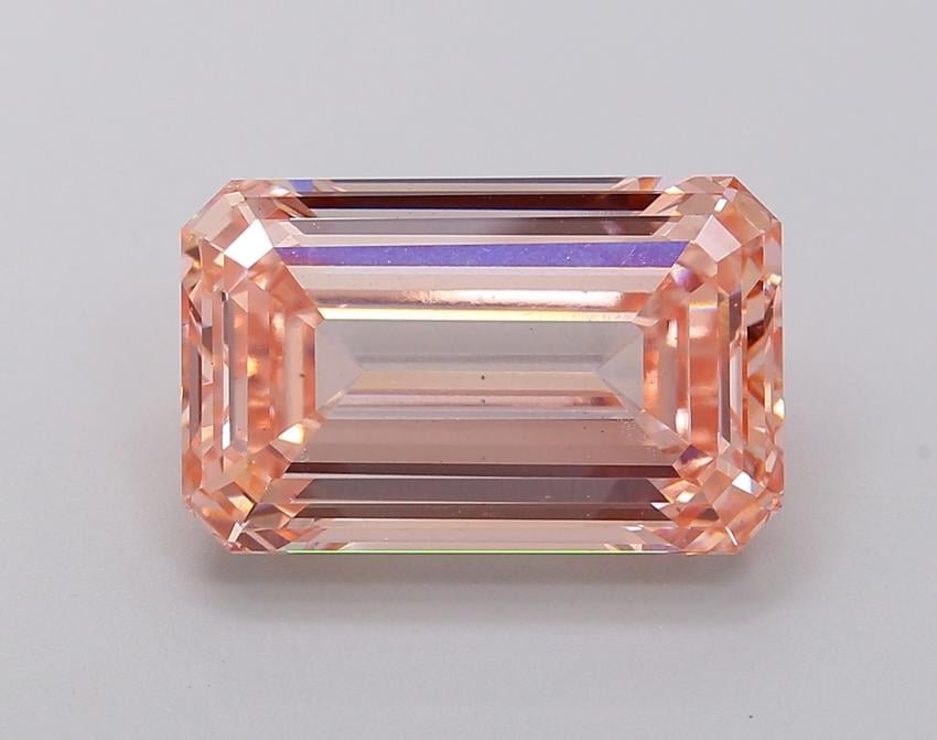 7.80 Ct. Fancy Intense Pink Emerald Lab Grown Diamond