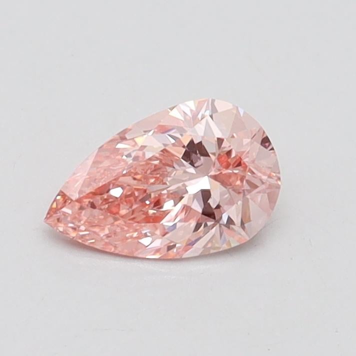 0.40 Ct. Fancy Intense Pink Pear Lab Grown Diamond