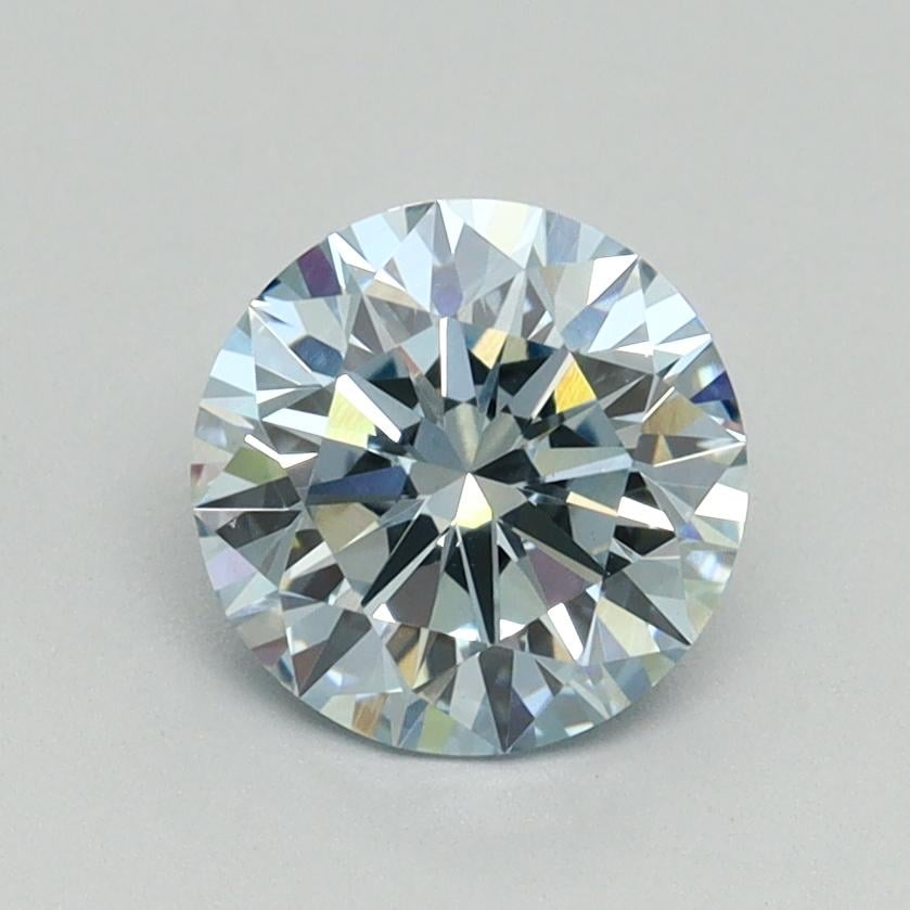 1.26 Ct. Fancy Blue Round Lab Grown Diamond