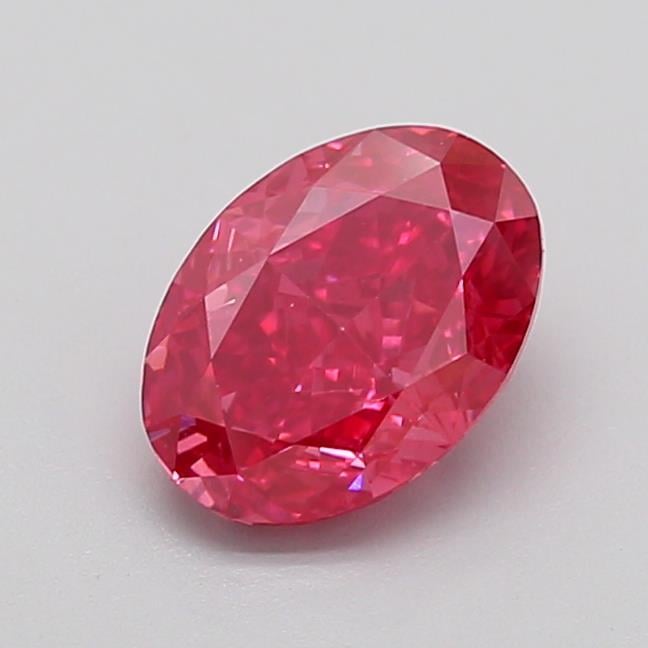 1.58 Ct. Fancy Vivid  Pink Oval Lab Grown Diamond