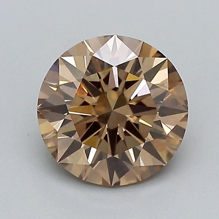 1.40 Ct. Fancy Light  Brown Round Lab Grown Diamond