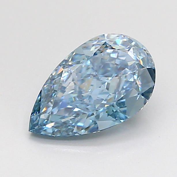 1.03 Ct. Fancy Vivid Blue Pear Lab Grown Diamond
