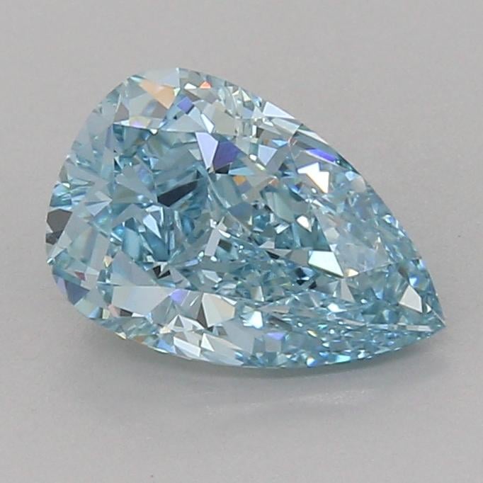2.10 Ct. Fancy Vivid Blue Pear Lab Grown Diamond