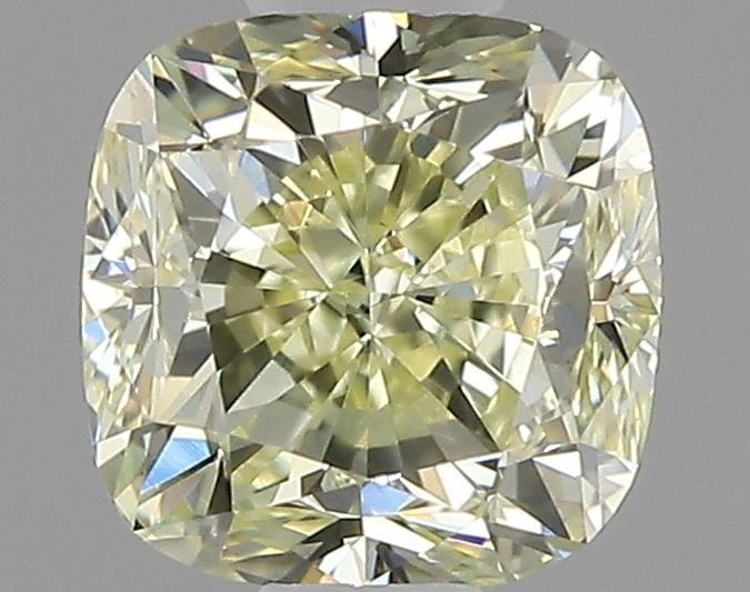 0.6 Ct. Fancy Light Yellow Cushion Diamond