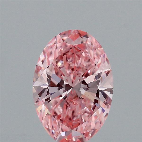 1.56 Ct. Fancy Vivid Pink Oval Lab Grown Diamond