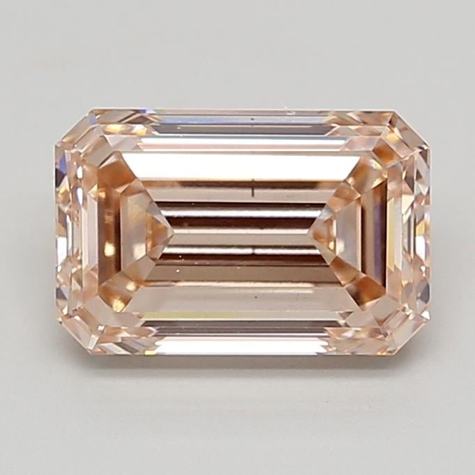 3.02 Ct. Fancy Brownish Pink Emerald Lab Grown Diamond