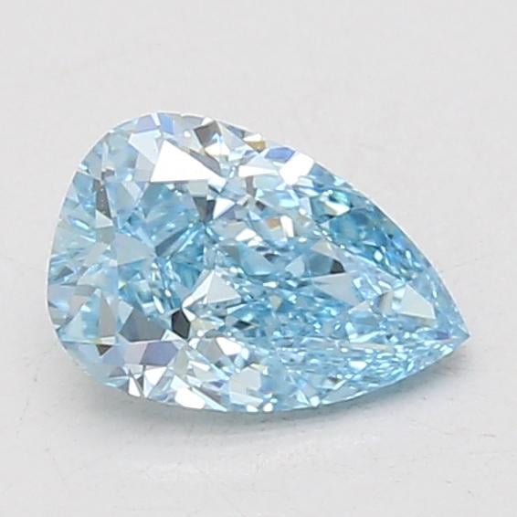 1.09 Ct. Fancy Vivid Blue Pear Lab Grown Diamond