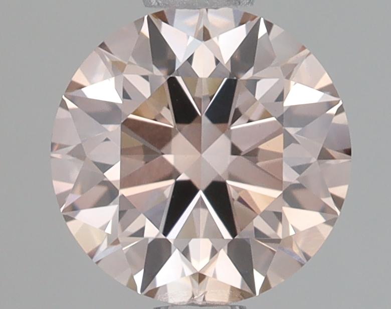 1.09 Ct. Light Brownish Pink Round Lab Grown Diamond