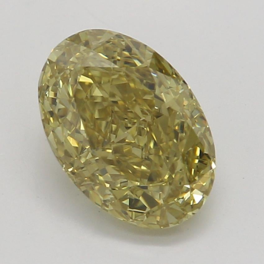 0.82 Ct. Fancy Brownish Yellow Oval Diamond