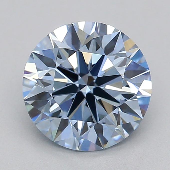 1.02 Ct. Fancy Intense  Blue Round Lab Grown Diamond