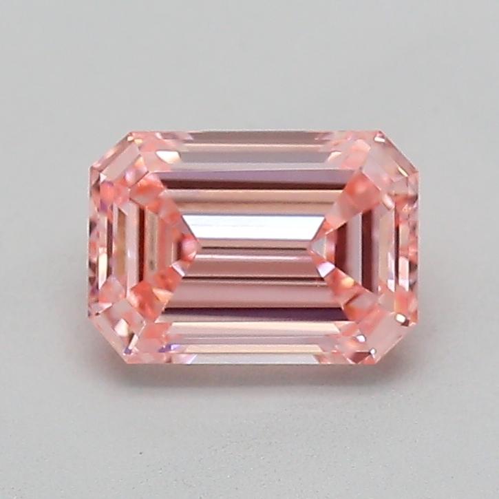 1.11 Ct. Fancy Vivid  Pink Emerald Lab Grown Diamond