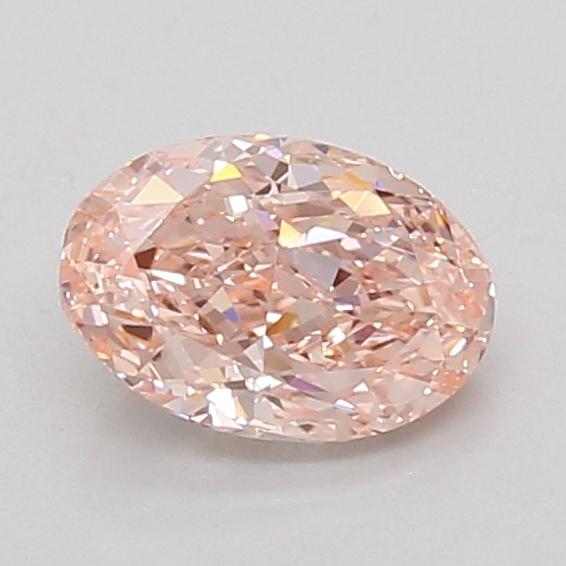 1.04 Ct. Fancy Vivid Pink Oval Lab Grown Diamond