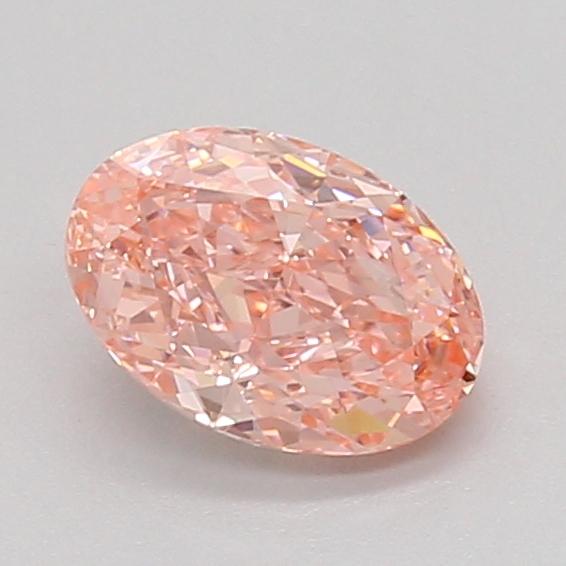 1.04 Ct. Fancy Vivid Pink Oval Lab Grown Diamond