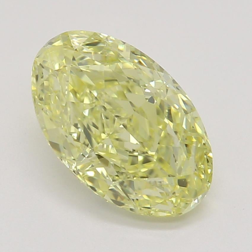 1.03 Ct. Fancy Yellow Oval Diamond