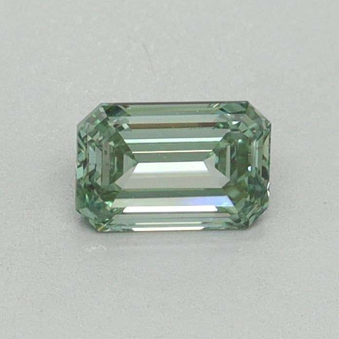 0.45 Ct. Fancy Vivid Green Emerald Lab Grown Diamond