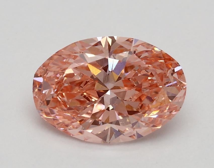 1.50 Ct. Fancy Vivid Pink Oval Lab Grown Diamond