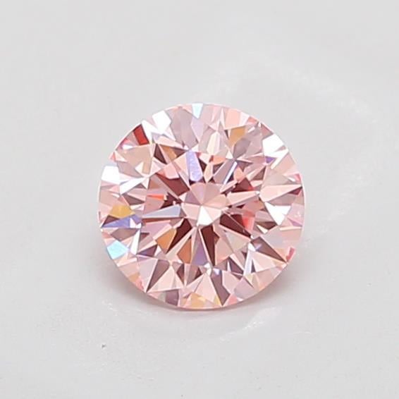 1.09 Ct. Fancy Intense Pink Round Lab Grown Diamond