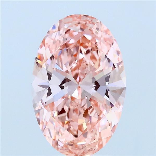 1.87 Ct. Fancy Vivid Pink Oval Lab Grown Diamond