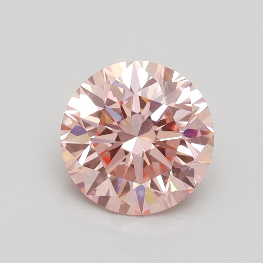 1.34 Ct. Fancy Intense Pink Round Lab Grown Diamond